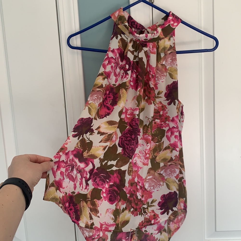 Leith Floral Halter Top